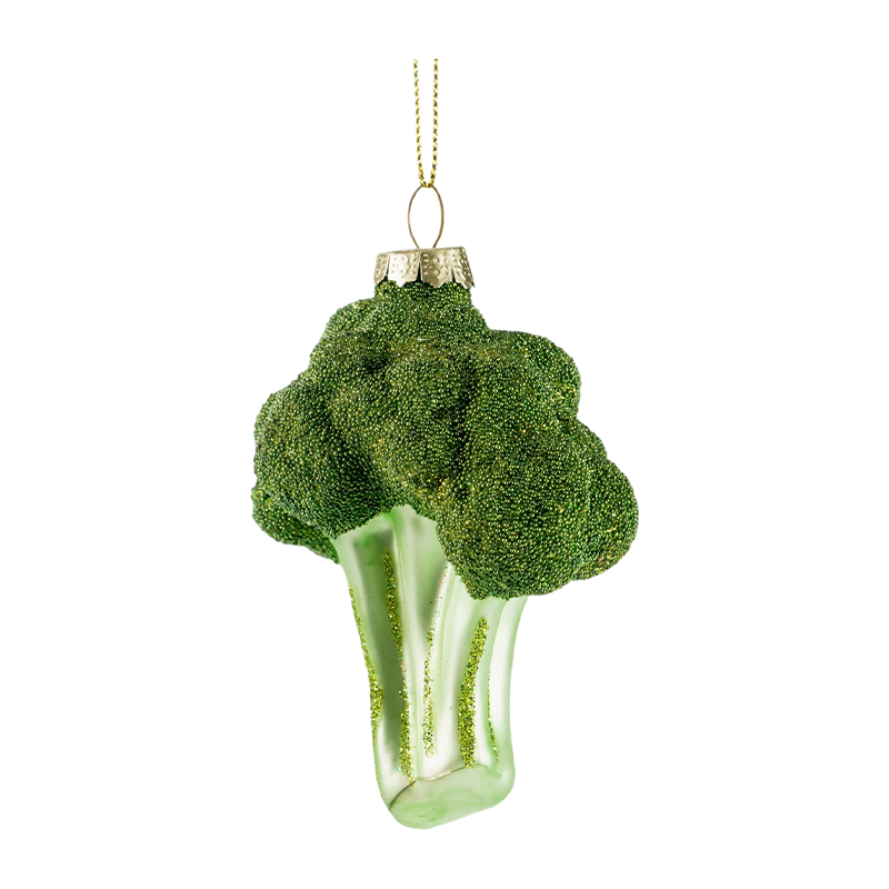 Julglasprydnad Broccoli / Candy Cane / Globe med hjortform
