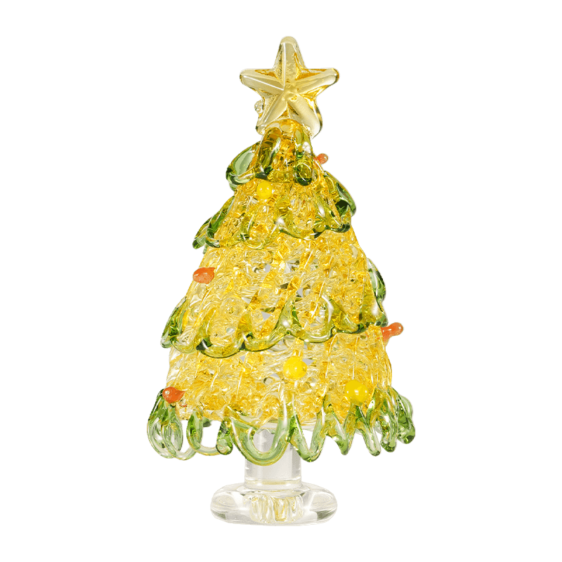 Handblåst glas julgran dekoration prydnad