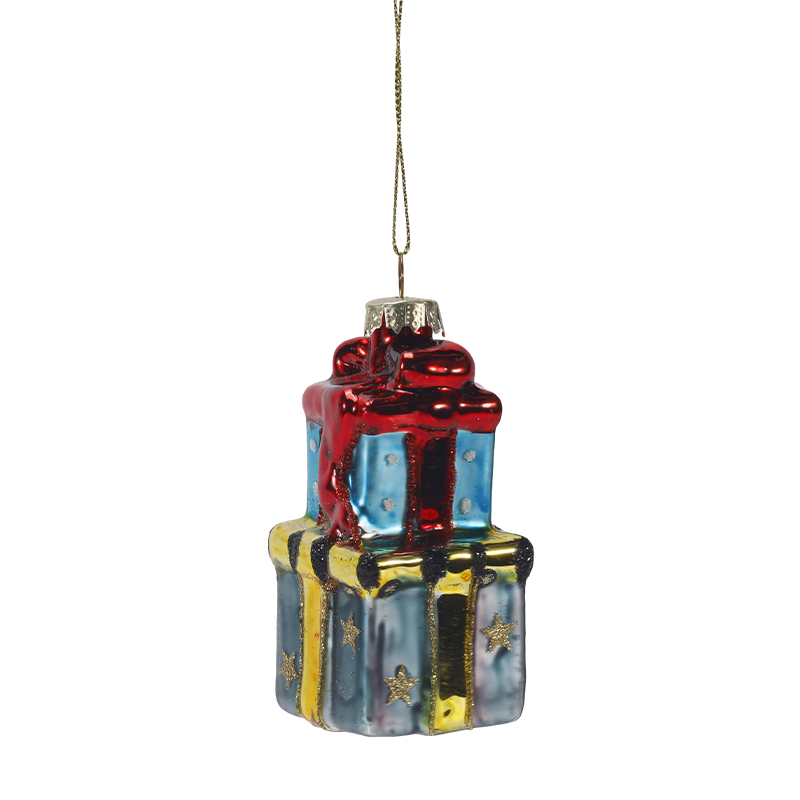 Julglasprydnad (svamp/presentförpackning)
