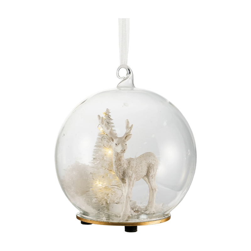 Julglasprydnad Broccoli / Candy Cane / Globe med hjortform