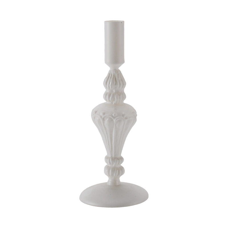 18 cm färgglad glasljusstakesamling