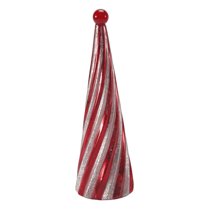 10*20 cm & 10*25 cm & 10*30 cm Vintage Mercury Glass Swirl Julgran