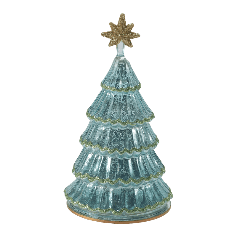 10*20 cm Vintage Mercury Glas Layered Christmas Tree Light