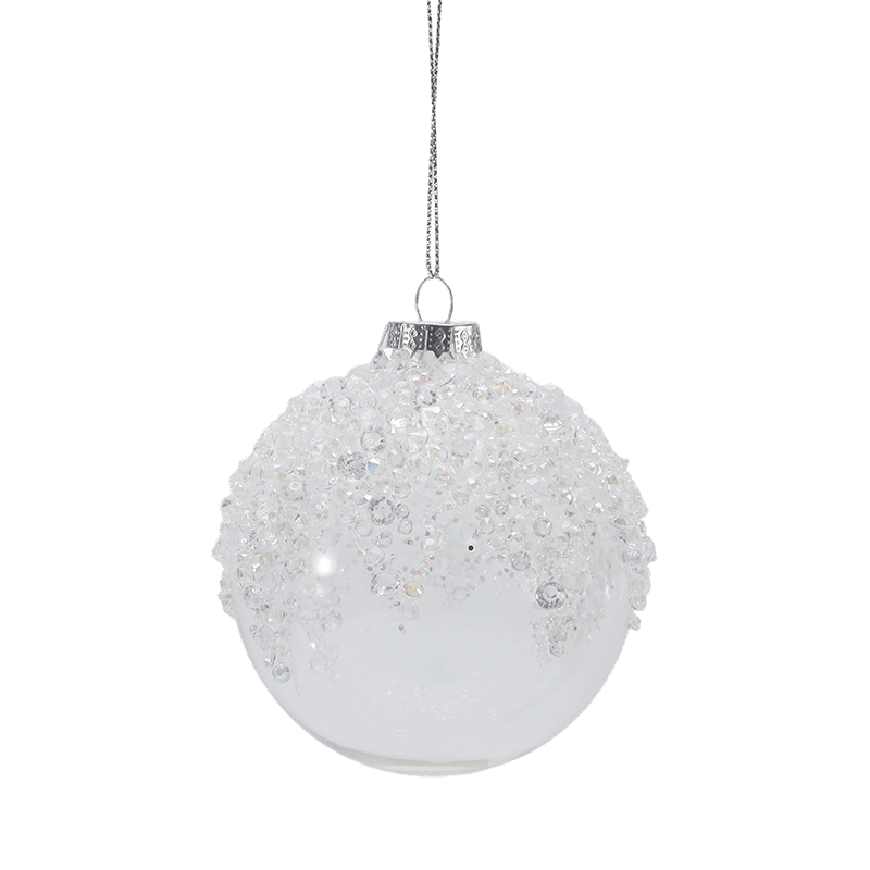 8*8*8 cm Julgranskula av premiumglas