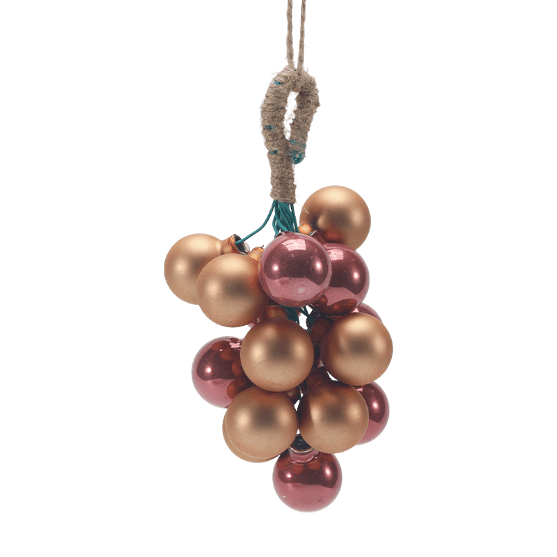 Grape Cluster Glas Juldekoration