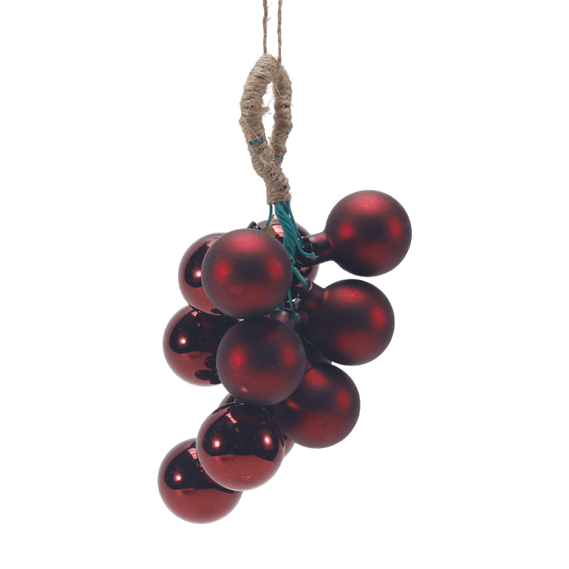 Grape Cluster Glas Juldekoration