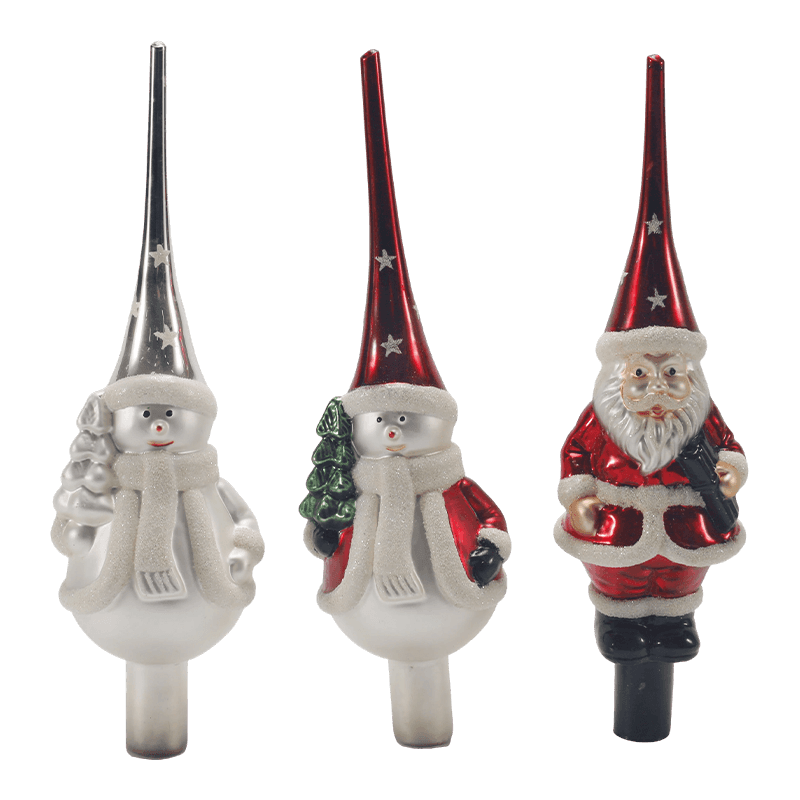 Vintage Mercury Glass Christmas Tree Topper
