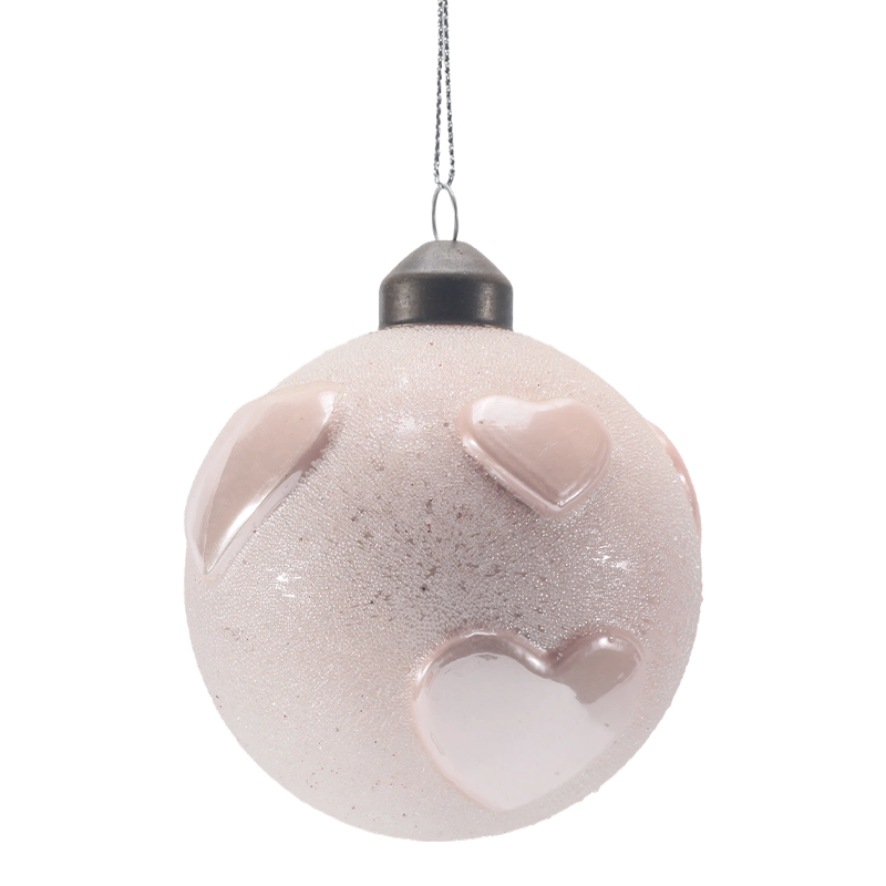 888 cm Handblåst julgranskula av glas