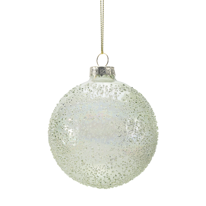 888 cm Handblåst julgranskula av glas