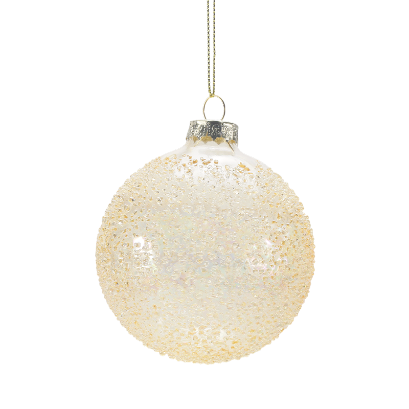 888 cm Handblåst julgranskula av glas