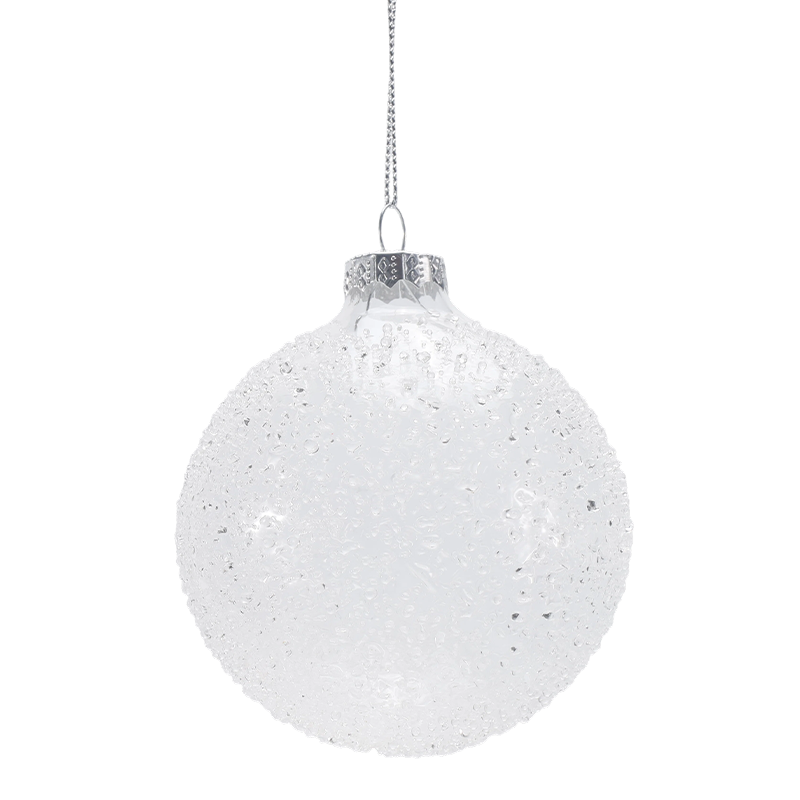 888 cm Handblåst julgranskula av glas