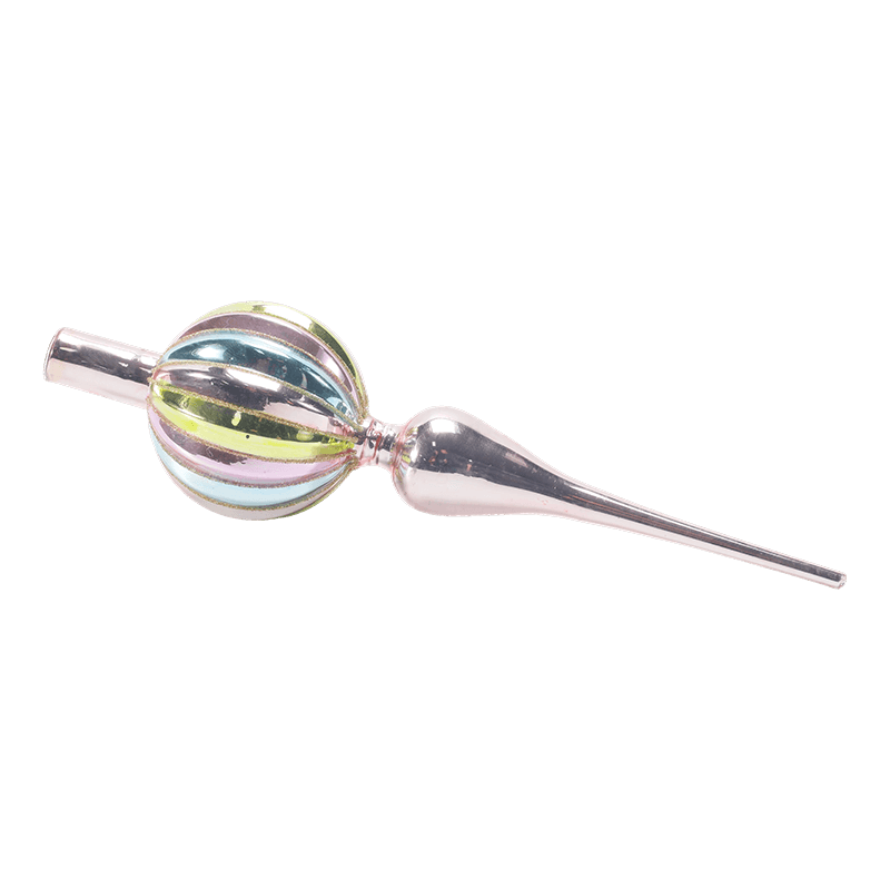 Handblåst glas julgran Topper