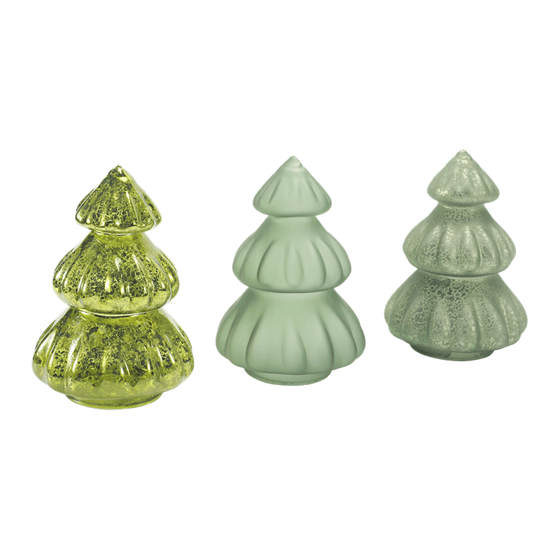 Handblåst kvicksilverglasdekor