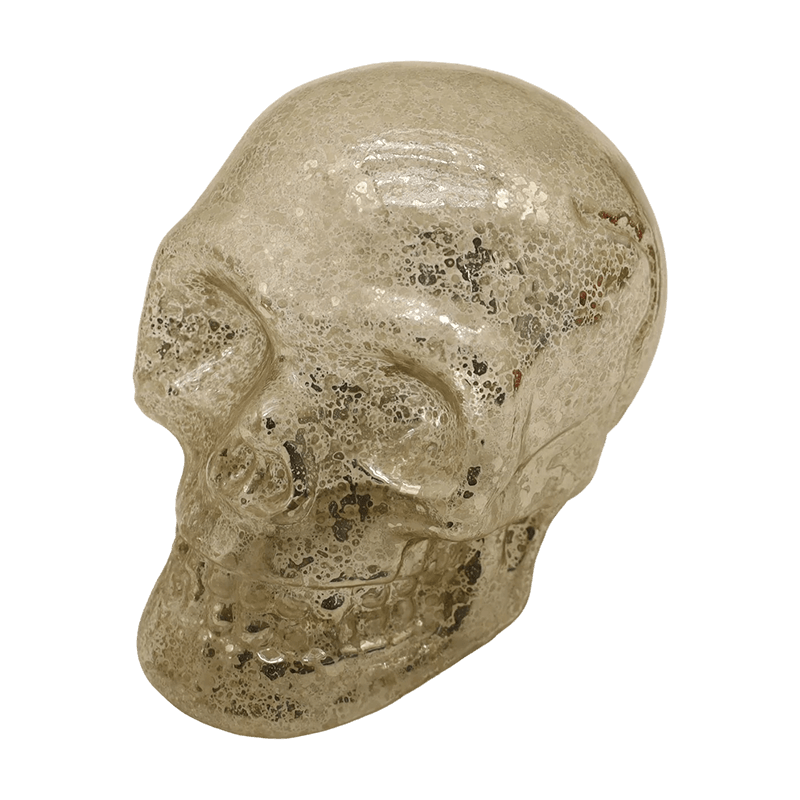 8*9 cm handmålad Halloween glasskalle prydnadsuppsättning