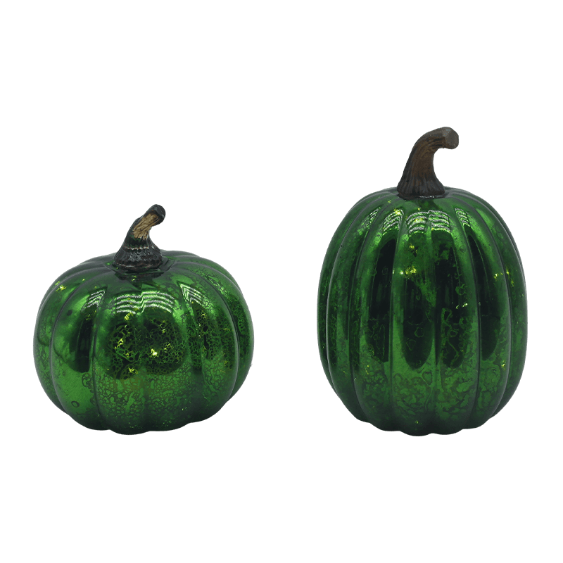 12*15cm Halloween LED-glaspumpalampa Bordsskiva prydnad