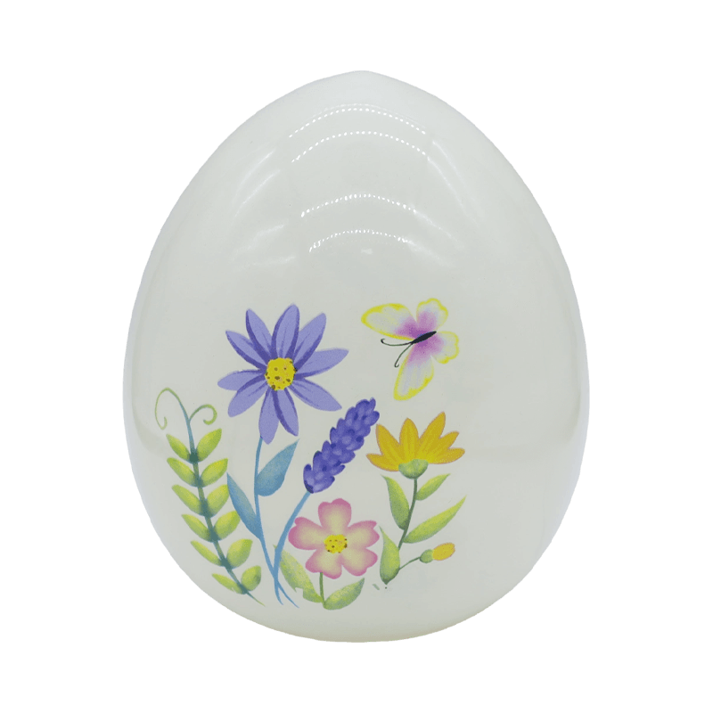 9*16cm LED påsk handmålad glasäggprydnad