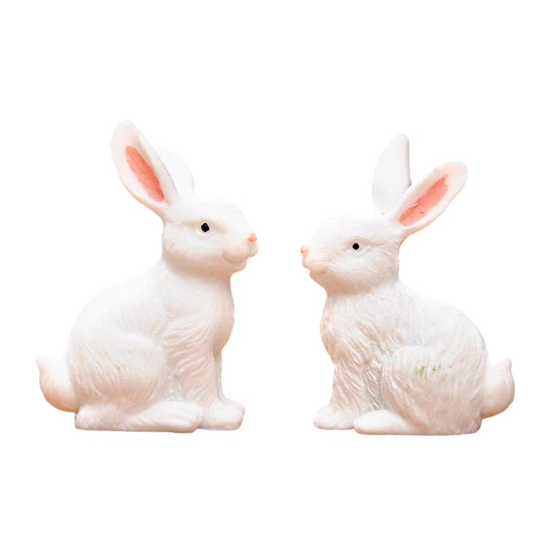 8 cm harts påskhare figurinredningsset