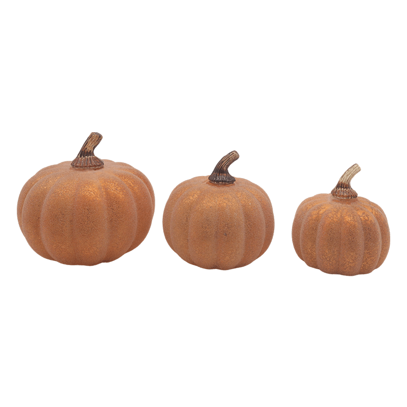 10*11,5cm & 12*15cm Halloween LED-glaspumpalampa Bordsskivadekoration